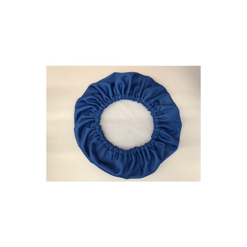 TRUSCO HMCS-B Helmet Cover with Sponge Fabric, Soft Type, Blue