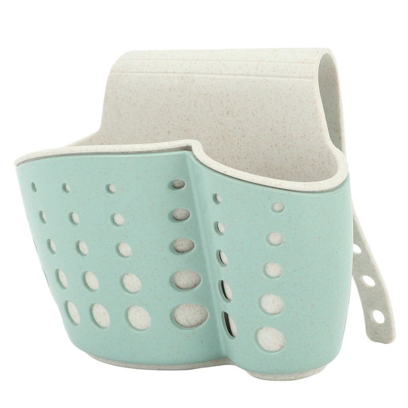 4Pcs Sink Sponge Holder PP 2 Layer Adjustable Strap Soap