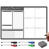 TMS A3 Weekly Planner Whiteboard | Magnetic Calendar for Fridge