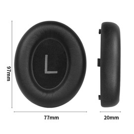 JALPolat® Replacement Ear Pads Cushions, Earpads for Bose 700 (NC700) Wireless Headphones, Softer Leather, High-Density Noise Cancelling Foam – Comfortable Memory Foam, Soft & Long Lasting (Black)