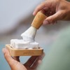 pandoo Vegan Shaving Brush with Bamboo Handle | Made in