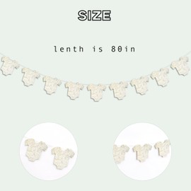 Raoformi Baby Onesie Banner - Leaves Cloth Baby Shower Party Decoration Garland,9PCS Gender Reveal Decorations For Girl or Boy,Clothesline Garland Birthday Party Supplies