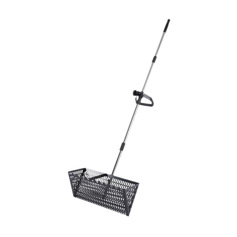 LOVIVER Sand Rake Scooper, Easy Cleanup, Multifunctional,Carbon Steel, Convenient Premium