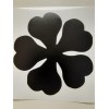 5 Leaf Black Clover Sticker Vinyl Decal Great for Windows/Laptop