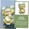 Kisangel Animal Statue Light Garden Solar Decor Solar Frog Night