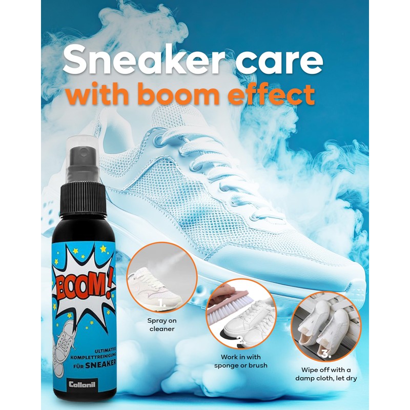 Collonil BOOM Sneaker Cleaner Kit 3.38 fl oz – All-in-One