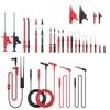 ALLmeter 27PCS Multimeter Leads Set with Replaceable Wire Piercing Probes,Crocodile