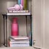 LockerMate Stac-A-Shelf Locker Organizer Shelf, Stackable, Extra Tall, Fits Standard