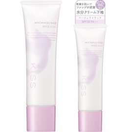 KiSS SPF33PA++ Mochimizu Base 01 Beige Lilac 0.9 oz (25 g), Makeup Base, Moisture Cream Base, Serum Ingredients Formulated
