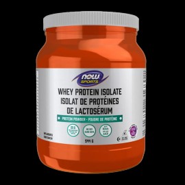 NOW Whey Protein Isolate Unflavored 544g