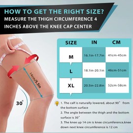 Viexpand Kniestütze für Damen und Männer, Kompression Kniestütze mit Seitenstabilisatoren, Kniebandage mit Patella Pads, Knieschoner für Meniskus und Arthritis, Knee Support und Sportschutz (L)