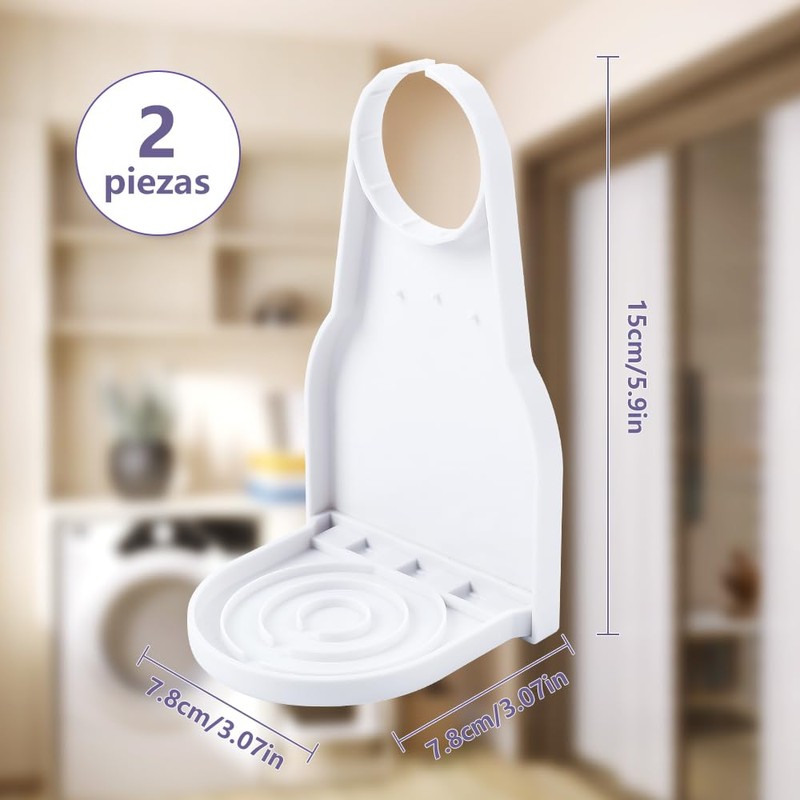 BYHANG 2 Piezas Soporte para Detergente, Dispensador de Detergente para