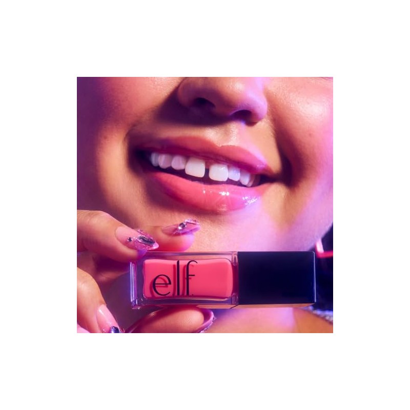 e.l.f. Cosmetics Glow Reviver Plumping Aceite Labial Chicle Explosivo