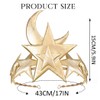 Yean Gold Star Headband Moon Goddes Hair Hoop Festival Hair