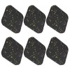 6PCS Rubber Treadmill Mat Sound Insulation Cushion Exercise Equipment Mat