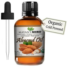 Unrefined Sweet Almond Oil 100 Pure Virgin  Cold Pressed  Hexane Free  Natural Moisturizer Great For Hair, Skin  Nails  Carrier Oil  Great To Dilute  