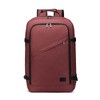 Kono Travel Backpack 16" Personal Item Carry On Bag Casual Daypack for men Airline Approved 40L, Burgundy Red