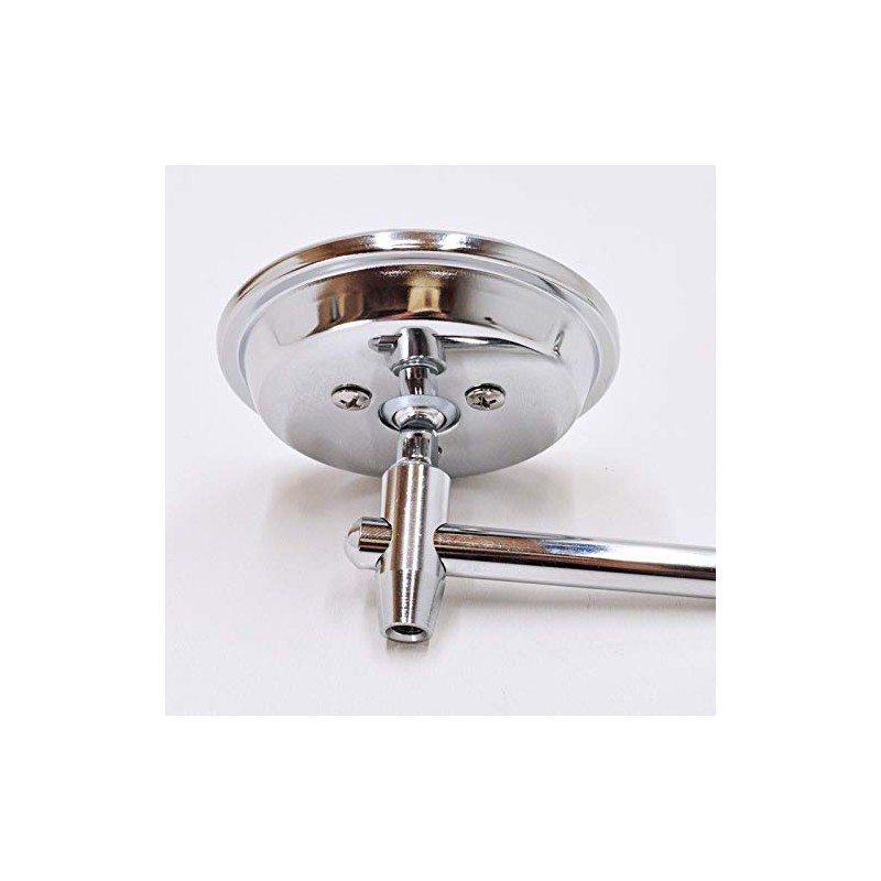 Chrome Early Style 3" Round Mirror for LEFT or RIGHT