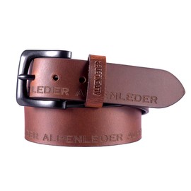 Alpenleder Belt – Model (Handmade) – Sustainable Organic Leather from Regional Agriculture | Belt for Men and Women, Leather Belt *Fair Produced*, XL - 120 cm