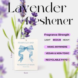 ZFQ Coquette Blue Bow Bible Verse Air Freshener for Car, Cute Girly Christian Air Freshener Hanging 3 Pcs for Cars Closet Drawer or Books, Cute Blue Preppy Christian Car Mirror Decor for Women