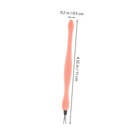 Minkissy Complete Manicure Kit 5pcs Cuticle Pusher Tools Trimmer Pusher Remover Perfect for Nail Art and Professional Use