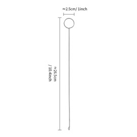 MovFlax Sewing Loop Turner Hook, Sewing Long Latch Hook, 4 Pieces Tongue Crochet Needle Hooks, Thread Puller Latch Hooks for Straps Fabric Strips Tube Belts Drawstring DIY Snag Repair, 10.4 Inch