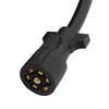 GXYWADY 7-Way 7-Pin Trailer Extension Cord-12FT 7 Blade Trailer Plug