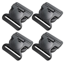 pson 4PCS 2.36 Inch Heavy Duty Quick Release Buckle, Buckle System Replacement with Triple Lock for Duty Belt, Straps