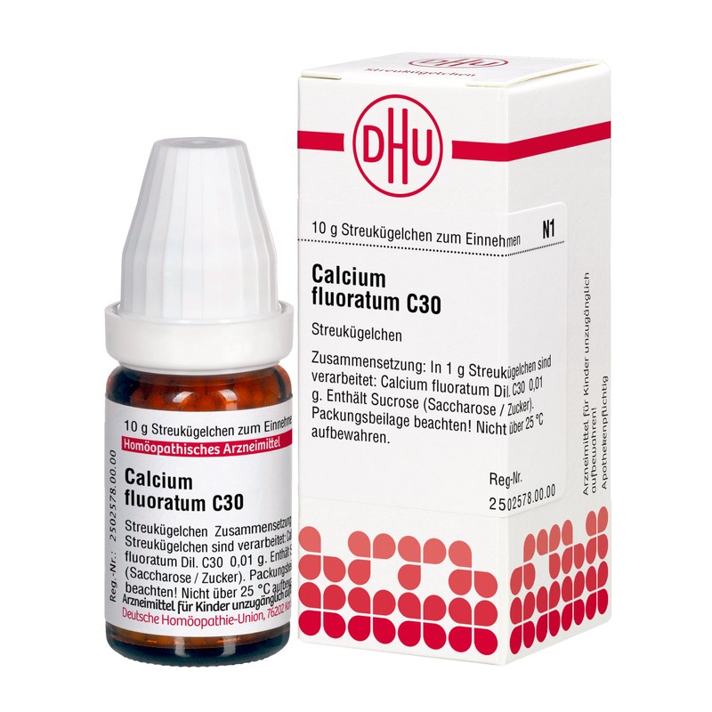 DHU Calcium fluoratum C30 Streukügelchen, 10 g Globules