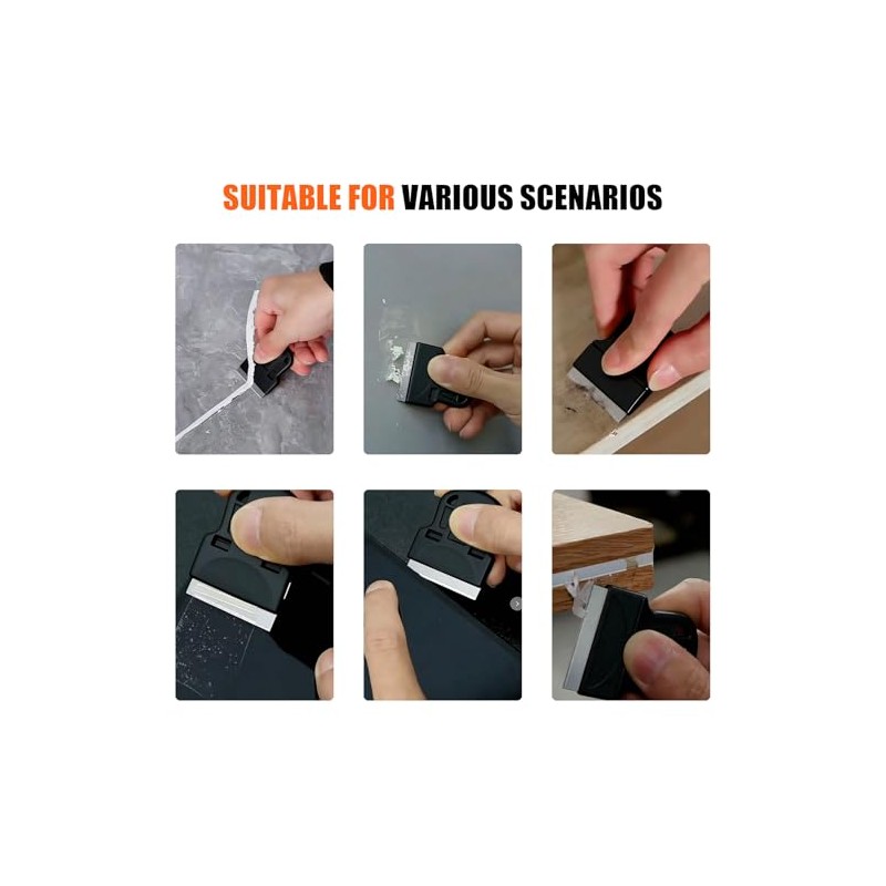 7 Pack Razor Blade Scraper Tool, Razor Scraper, Paint Scraper
