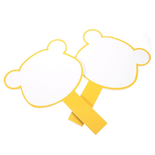 GRIRIW 2 Pcs Handheld Scoreboard Answer Game Whiteboard Blank Erasable