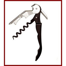 Pulltap's Professional Double-hinged Waiter's Corkscrew with Pulltap's Logo.