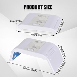 Colexy 36 W LED UV Lamp, Nail Dryer LED UV, LED UV Lamp Nails, Lamp for Gel Nails, Portable Nail Lamp, UV Lamp for Gel Nails, Nail Dryer, LED Nail Lamp, UV Lamp for Shellac Nails (White)