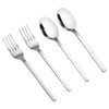 Eudokky Dessert Forks, Dessert Spoons Set, 12 Pieces Stainless Steel
