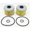 TWO OIL FILTERS WITH O-RINGS for the 1985-1986 Honda ATC