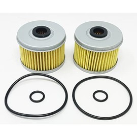 TWO OIL FILTERS WITH O-RINGS for the 1985-1986 Honda ATC 350X
