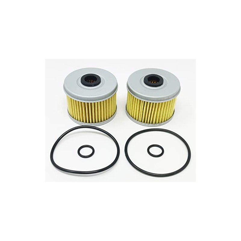 TWO OIL FILTERS WITH O-RINGS for the 1985-1986 Honda ATC