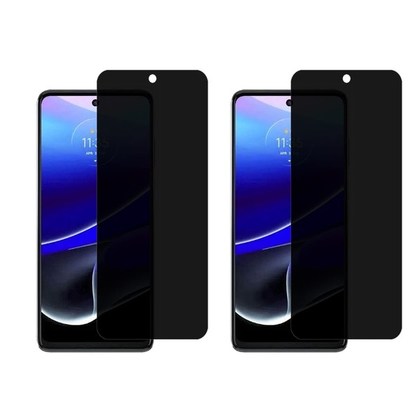 AHERLCG 2 Pack Anti Spy Tempered Glass Suit for Motorola