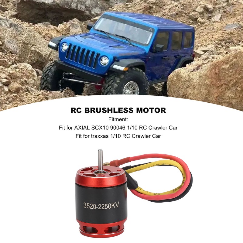 RC Brushless Motor Stable Power Output High Conversion 3542 Brushless