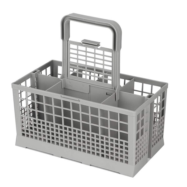 WNSC Dishwasher Basket, Multipurpose with 8 compartments Durable Firm Universal Cutlery Basket Dishwasher