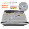 Fun File Organiser,13 Pockets Folder Document Organisers Box Files, Zip