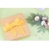 Joycrosso Burlap Wired Edge Ribbon 25mm x 9 Meters, Yellow,