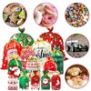 BCUEIDO 45 PCS Christmas Drawstring Gift Bags Assorted Sizes Drawstring