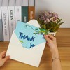 TOCCOOL Thank You POP-UP Card, 3D Thank You Card, Greeting