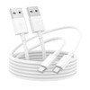 Cable USB a USB C de 6 pies, paquete de