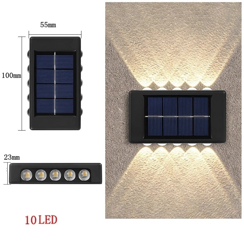 Solar Wall Lights for Outdoor Lighting – Up & Down