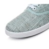 VenusCelia - Tenis con cordones para mujer, Lino Aqua, 24.5
