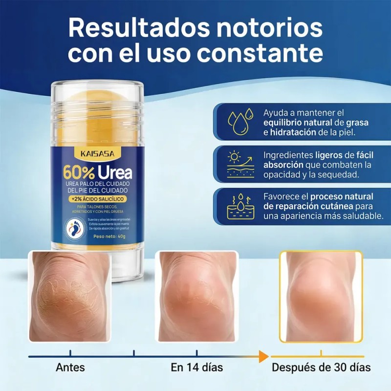 KAISASA Crema de urea al 60 %. Barra para el