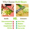 2025 Upgraded Herb Scissors, Effortless Herb Shears Cutter Tool with