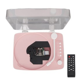 Portable Bluetooth CD Player, Vintage CD Player Built in HiFi Sound Speaker, Supports AUX USB CD Music Player with Remote Control